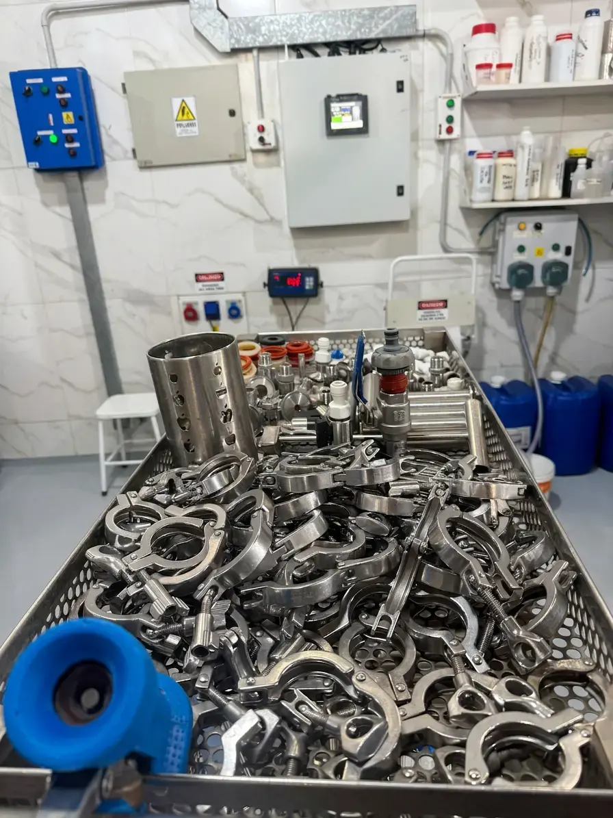Panel de válvulas y control de proceso